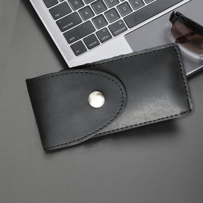 Etui na okulary na pasku Kompaktowy, odporny na zużycie z zapięciem na zatrzask Faux Leather Etui na okulary do czytania Do użytku na zewnątrz