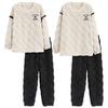 OEING HMF-7917 Couple Coral Fleece Pajamas