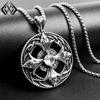 TK Compass Pendant: Punk Gothic Dark Style Hip-hop Necklace with Curious Design