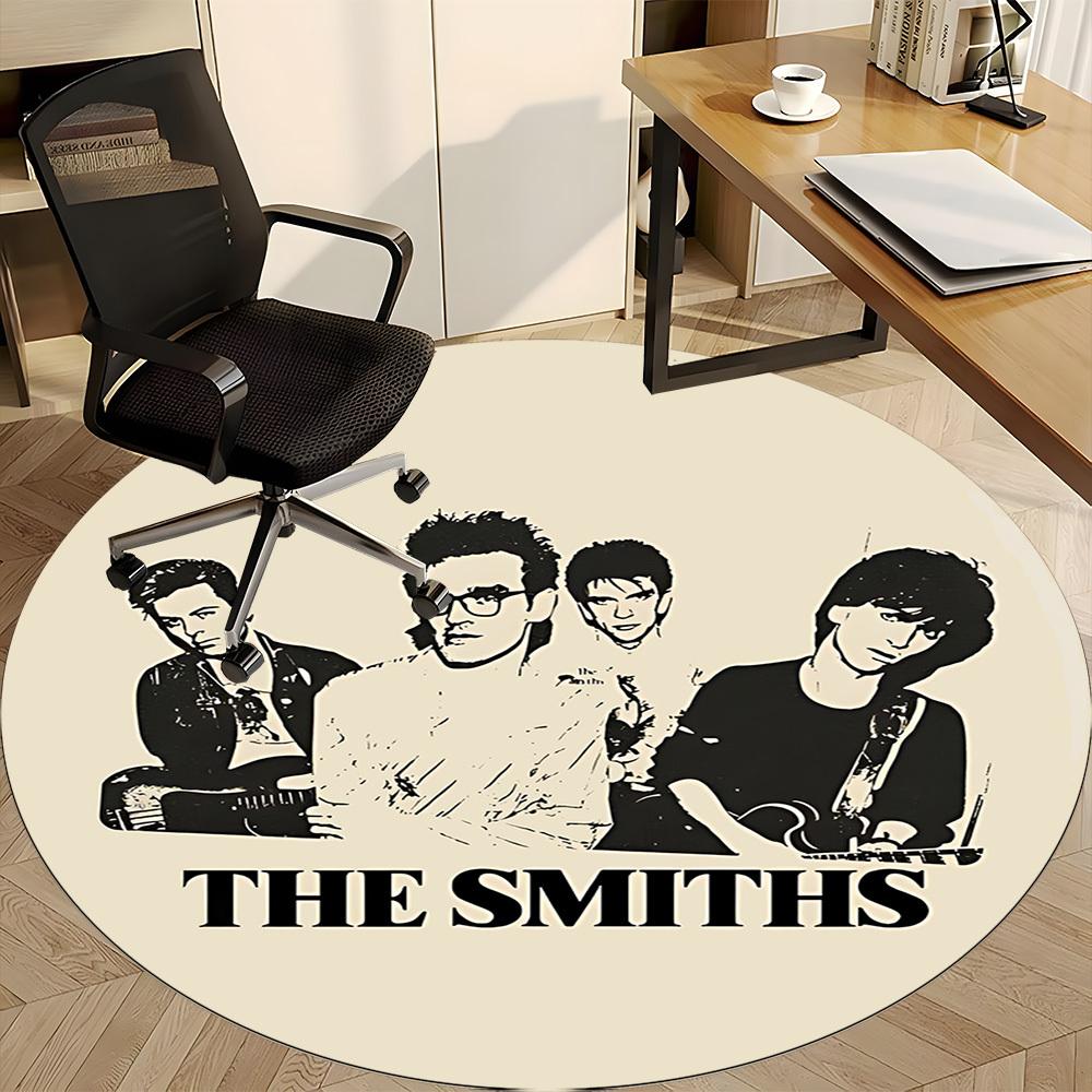 1pc The Smiths Music Band Office Round Area Rug, Under Office Chairs Bedroom Living Room Home Decor a1022357