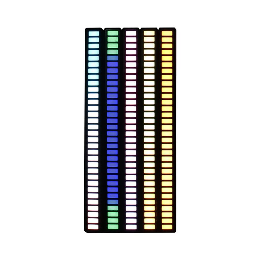 Rechargeable 40LED RGB Colorful Music Rhythm Ambient Light Bar APP Voice Control