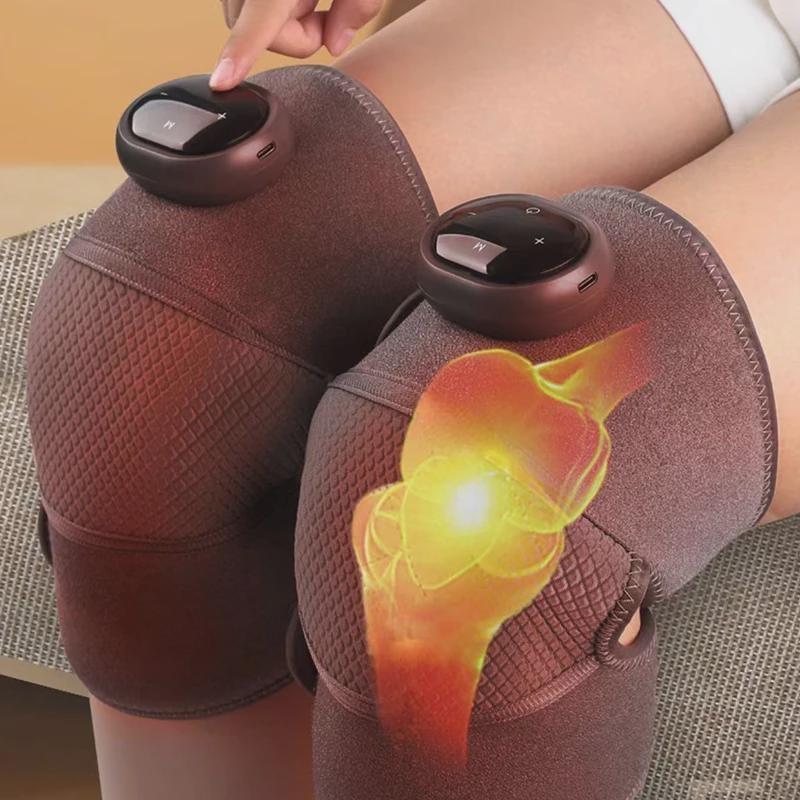 Phenitech Heiz-Knie-Massagegerät, Knie-Schulter-Ellbogen 3-in-1 Heiz-Vibrations-Massagegerät