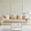 Sofasitzbezüge Einfarbig Verdicken Plüsch Jacquard Housse Canape Sofaschutz Heimdekor Rutschfester Sofabezug für Winter