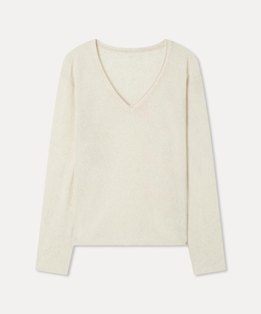 MIXXO Deep V-Neck Summer Knit_Miwkag70Ms