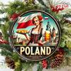 Metal Tin Sign 2D Flat Pendant Hanging Wall Decor