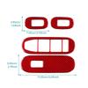 AIRSPEED Carbon Fiber Interior Door Window Lift Decorative Frame Garnish for the MINI Aceman A stylish addition to your Includes tape for easy
