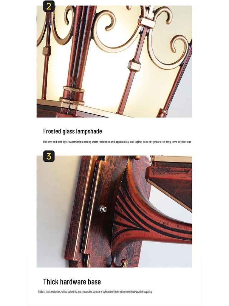 European Style Outdoor Solar Post Light: Waterproof Gate, Pillar, and Villa Wall Illumination