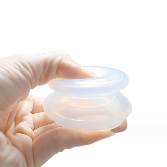 Silicone Cupping Therapy Set: Transparent Moisture-Absorbent Cups for Home Massage & Gua Sha