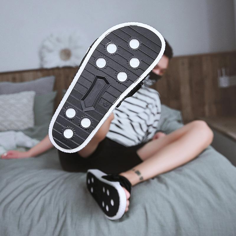 Popcorn Slippers, Men's Summer Outdoor Trendy Fashion, Men's Sandals, Velcro, EVA Soft Sole, Straight Drag
