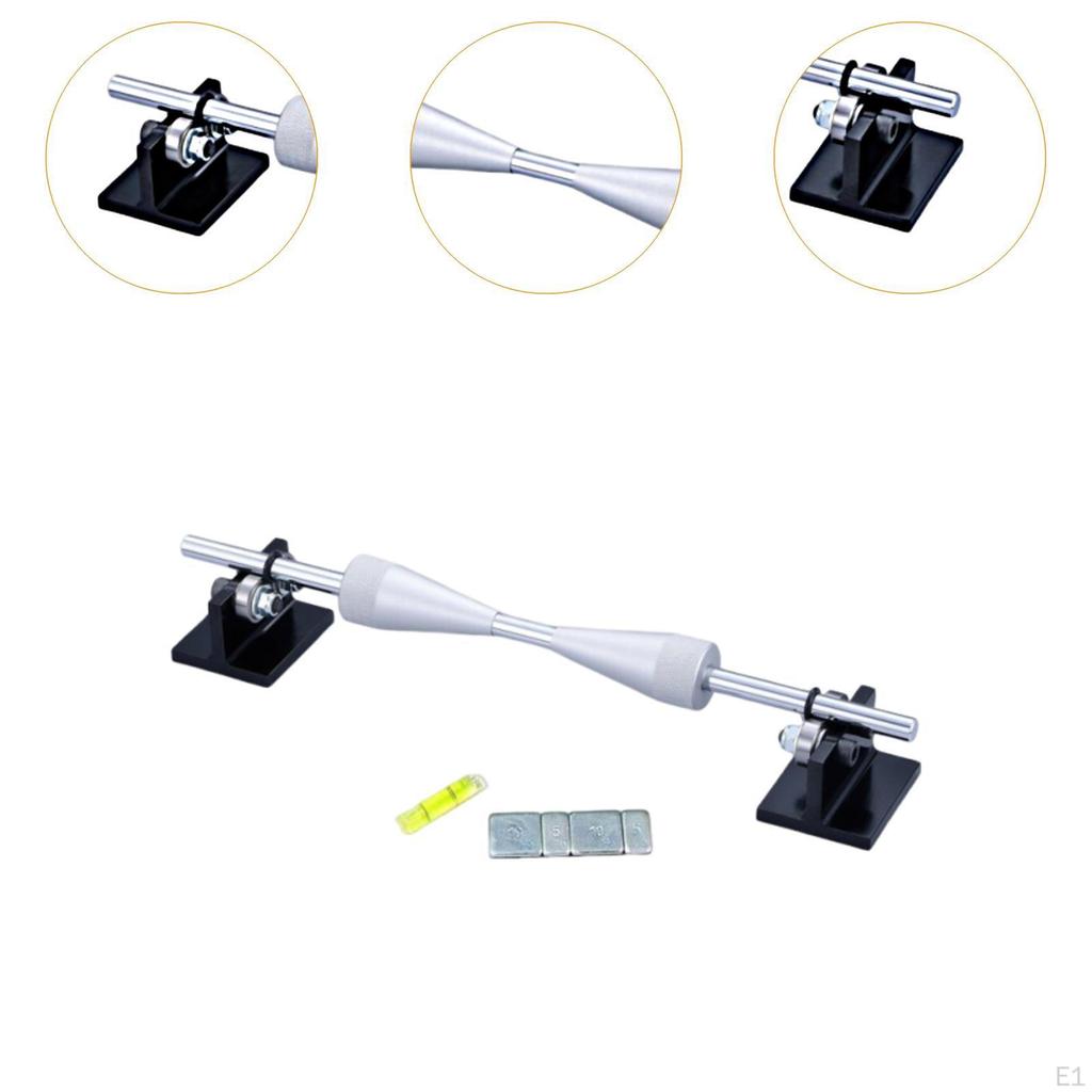 Motorcycle Bike Wheel Balancer Repair Truing Stand Portable Trailer Shop Garage High