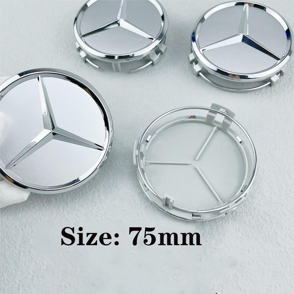 4pcs/lot 75mm wheel Hub Cap Emblem badge for Mercedes Benz C180 C200 E200 E260 E300 ML350 A1714000025 W230 W210 W211 W221 W219 CI1