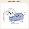 Bichon Frize Wall Clock Decorative Silent Ornament for Kitchen Kids Room