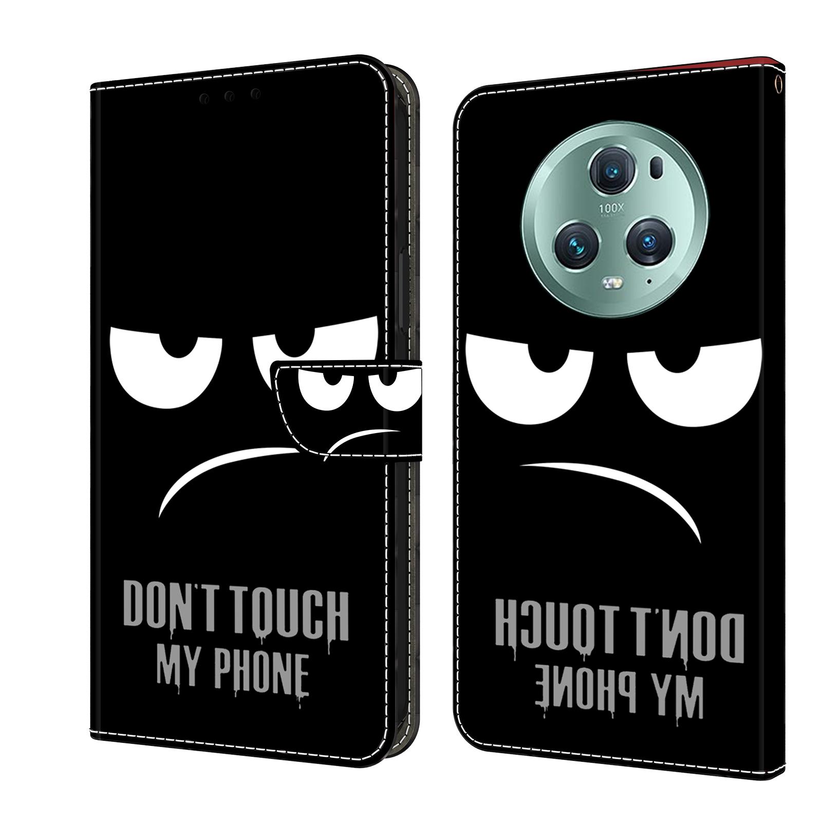 

Чехол-кошелек с держателем для карт, цветочный чехол из искусственной кожи, подставка, ремешок на запястье, противоударный чехол для Honor Magic5 Pro Honor Magic5 Pro