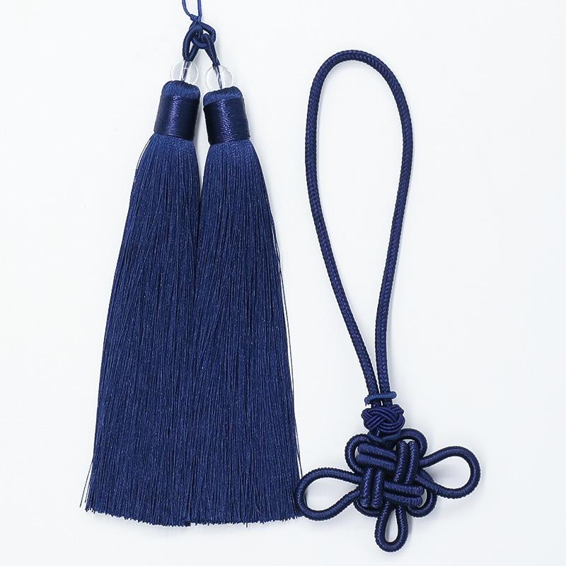 Pandantiv cu ciucure nod chinezesc bicolore pentru meșteșuguri DIY