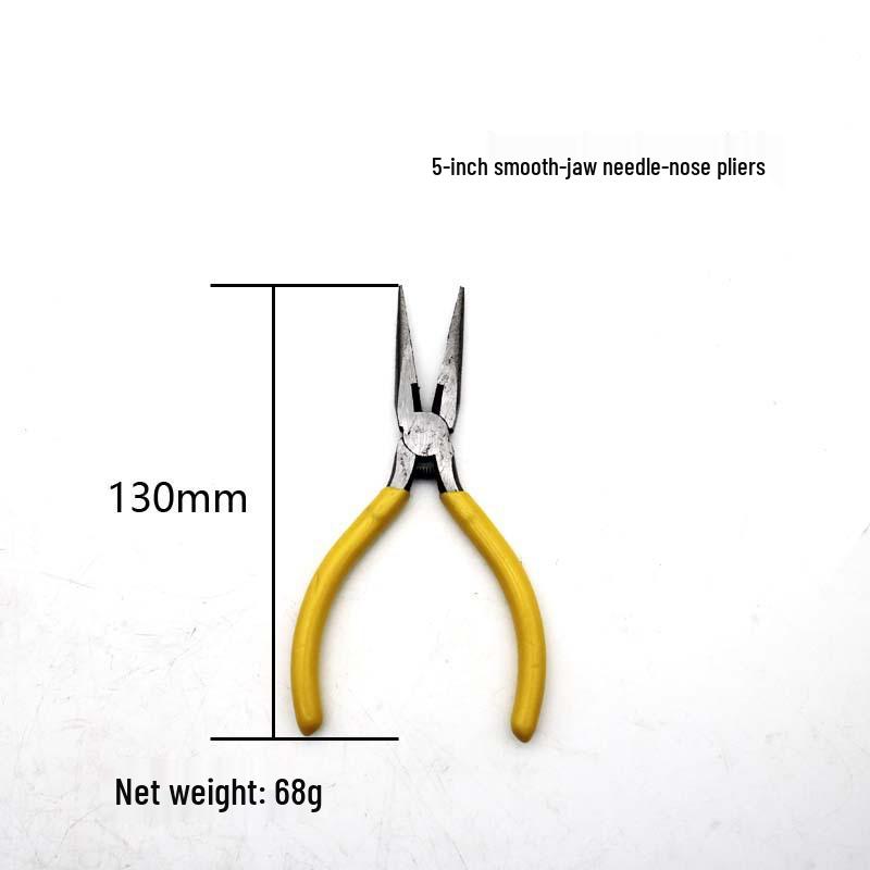 5" Mini Pliers for DIY Jewelry, Multi-Function Wire Cutters, Angled Top Cutting Pliers