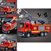 Fire Truck Toy With Water Spray And Inertia Drive For Kids Educational Play