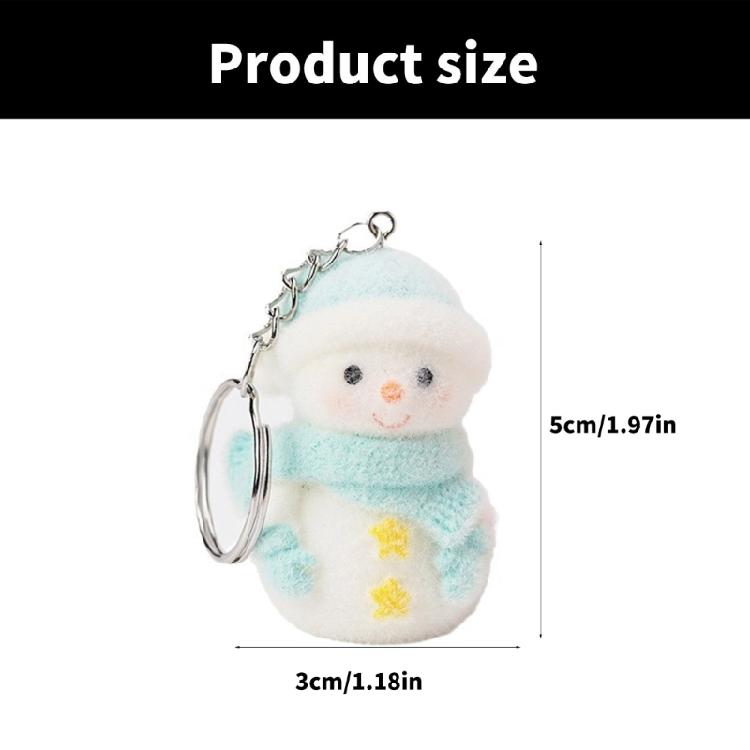 Multipurpose Snowman Keychain Pendant Charm for Personalizing Your Space with Festival Decoration Home Decoration