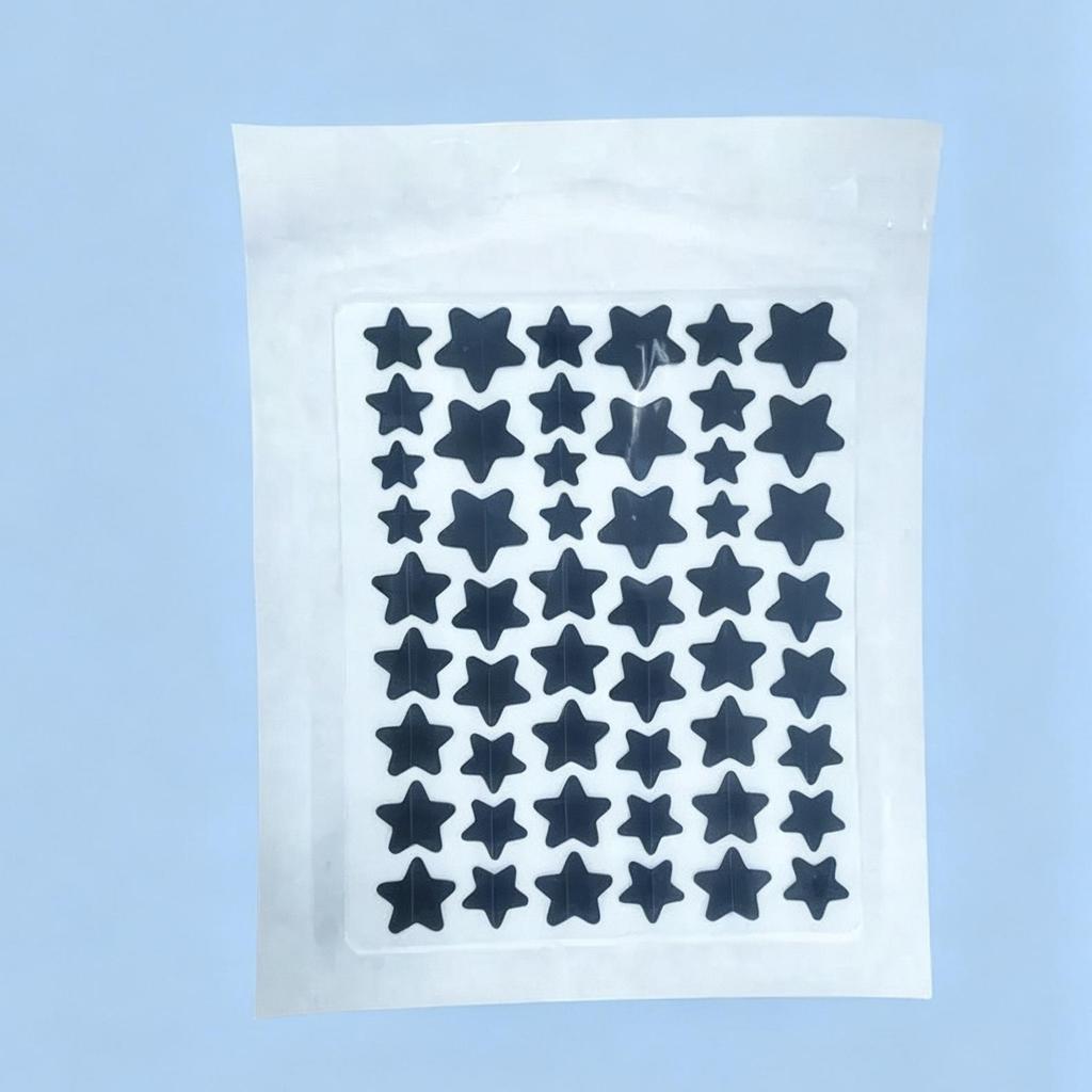 Official Star Acne Patches - 40 Clear, Invisible Hydrocolloid Patches for Pimple Absorption