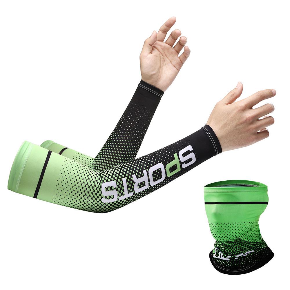 Ice Silk Sun Protection Arm Sleeves for Men & Women - Loose-Fit, Plus Size, Ideal for Summer Sports & Driving