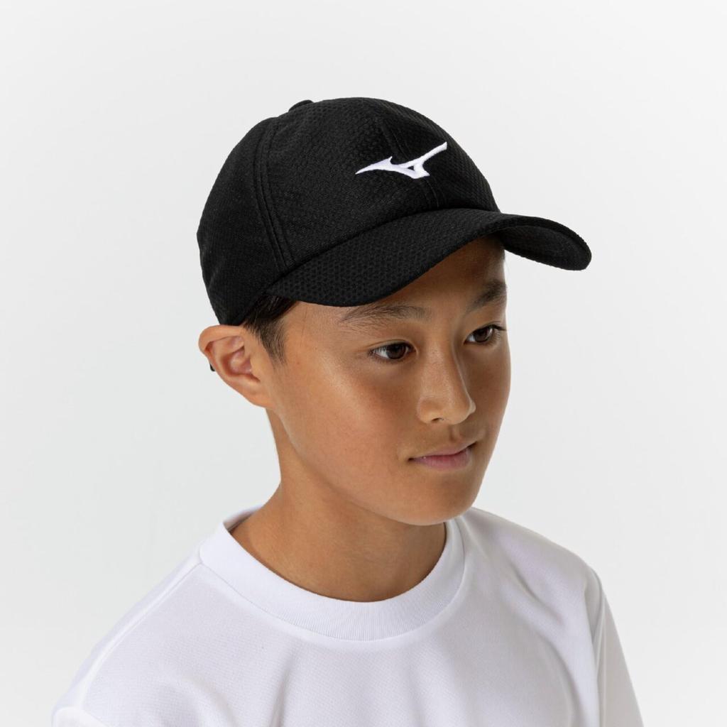 Mizuno Mesh Summer Black Kids' Cap, Sports, Hat, 32JWC100,