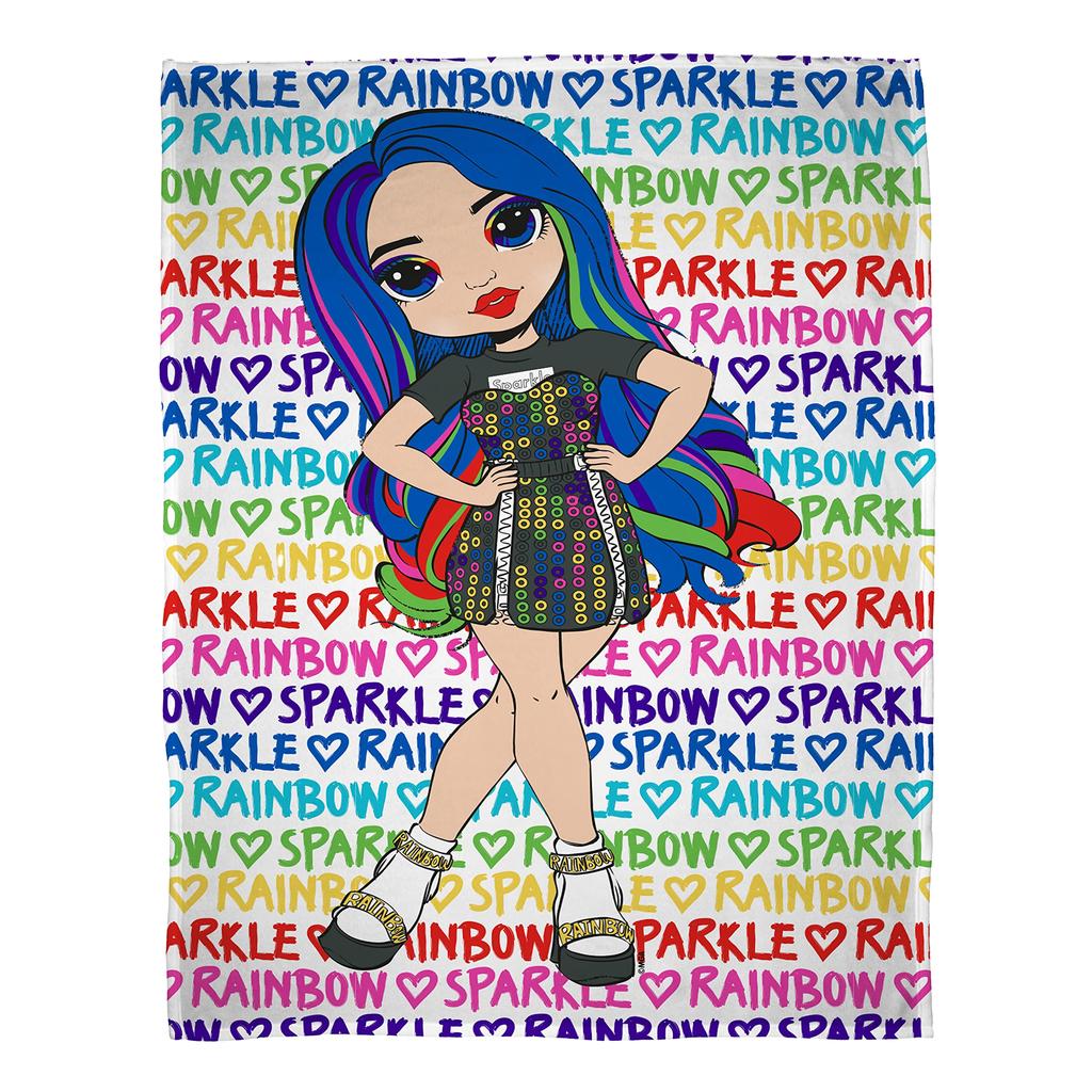 Rainbow High Fleece Blanket