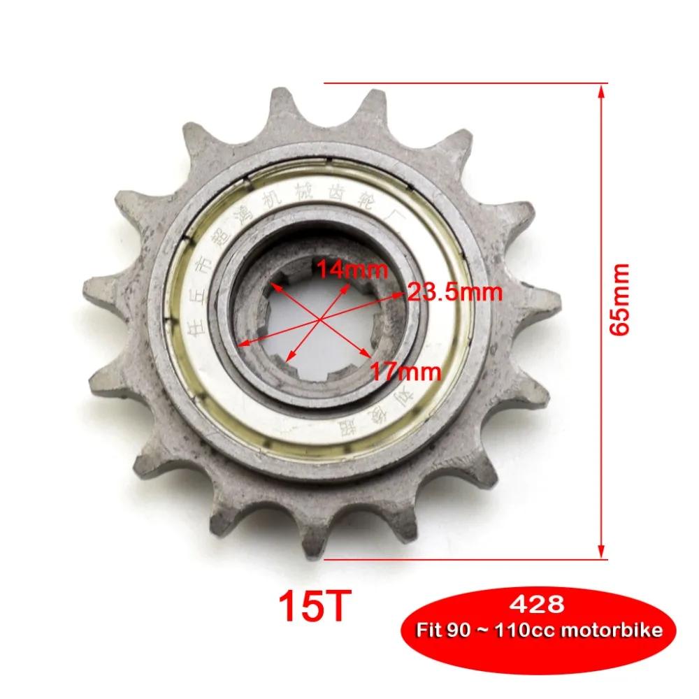 Motorbike Motorcycle Front Drive Gear Sprocket 420 428 Fuel gas efficient for Motorcycle 90cc 110cc 125cc Spare Parts Modify