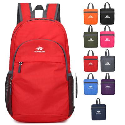 2023 Waterproof Foldable Large-Capacity Backpack: Perfect for Outdoor Sports & Travel, Lightweight with Custom Logo Option