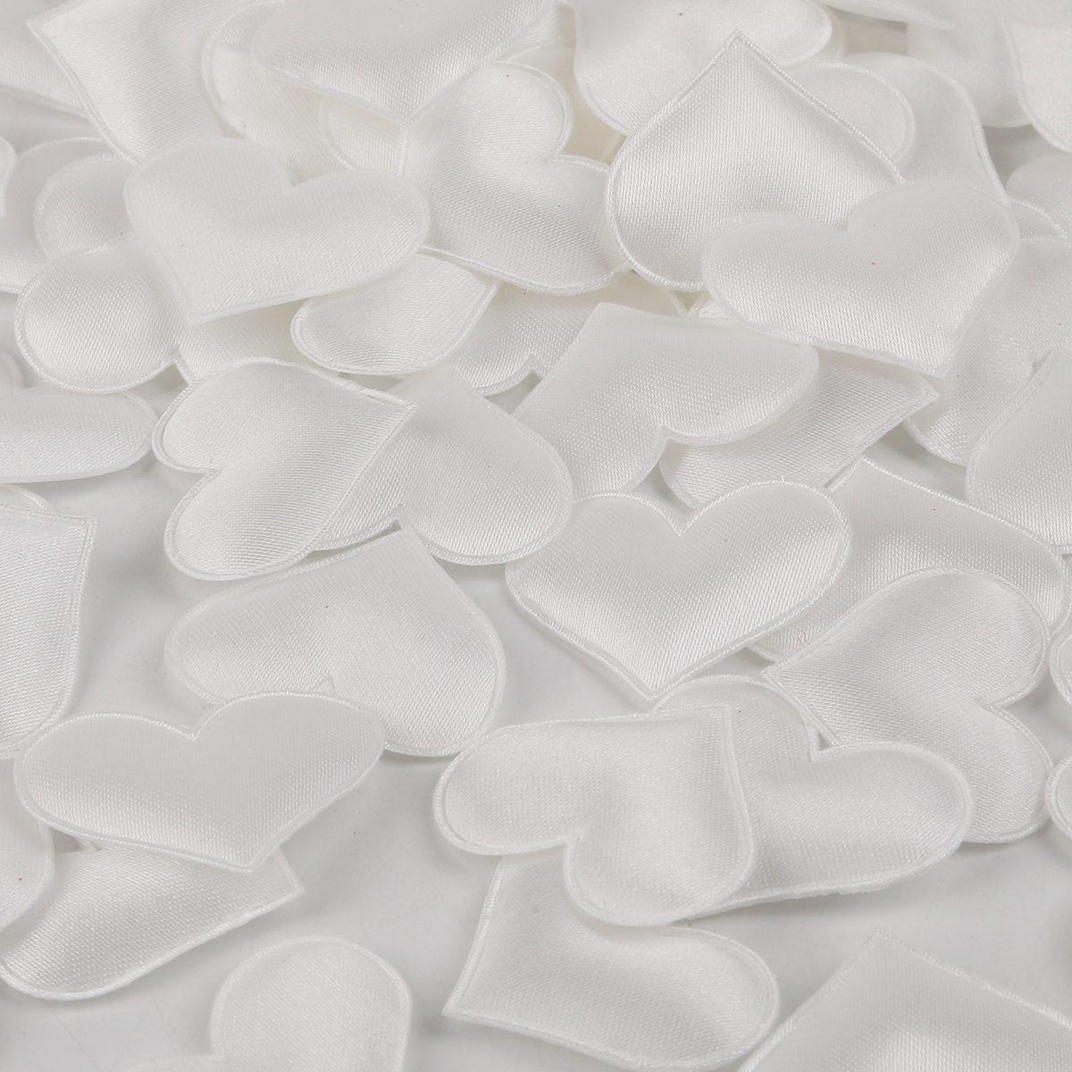 

Лепестки в виде сердца 5,5×5,5 см, 100 штук 32x25mm белый