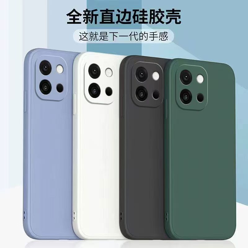 Imitation liquid silicone for OnePlus 13T Rubik's Cube straight edge mobile phone case ACE5Pro Internet celebrity 1 + 12 skin-friendly feel case