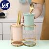 Ceramic Chopsticks Holder Restaurant Draining Rack Kitchen Spoon Fork Shelf Home Tableware Storage Box