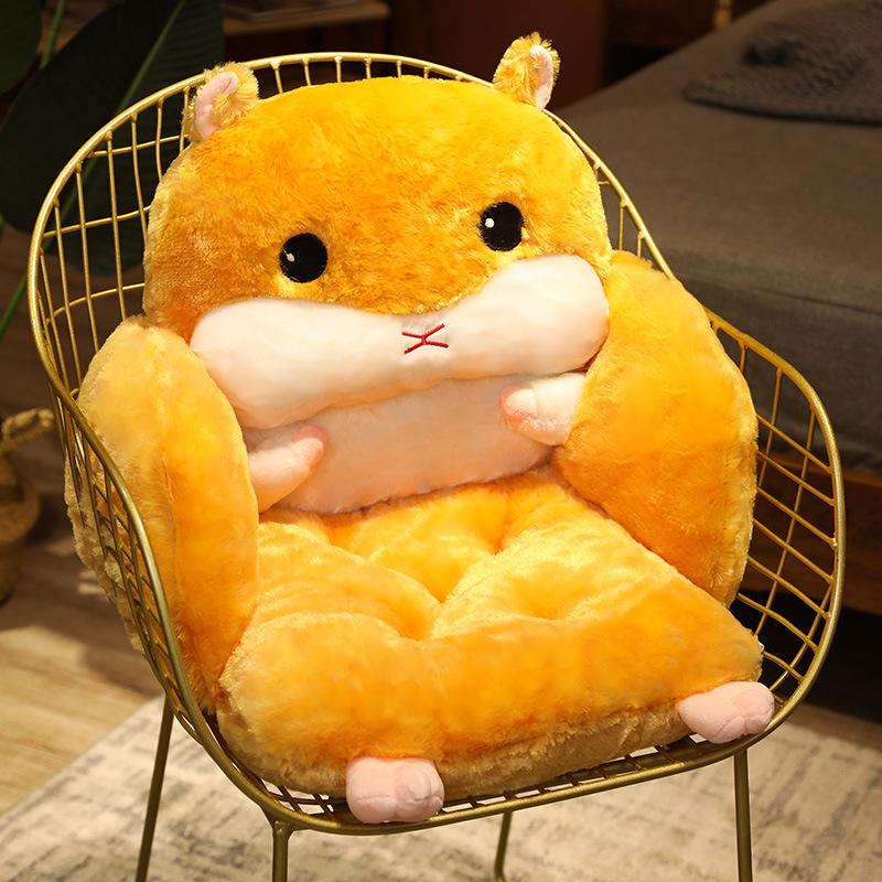 Thickened Semi-Enclosed Seat and Backrest Cushion for Office, Student, and Dining Chairs