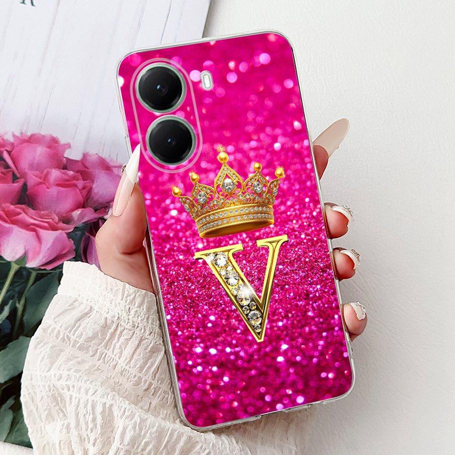 For Xiaomi Poco X7 Pro Case 2025 Cute Crown Letters Soft Transparent Silicone Phone Back Cover For Xiaomi Poco X7 X 7 X7Pro Capa