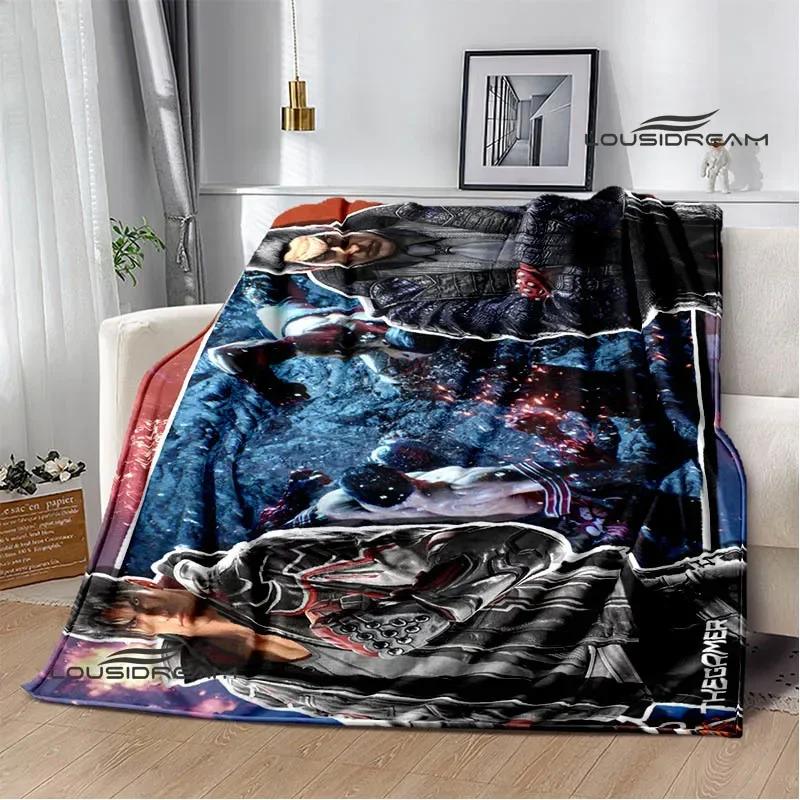 3D game tekken8 Printed blankets picnic blanket Warm blankets Flannel Soft Cozy Blanket Home travel blanket Birthday Gift