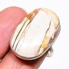 Natürlicher gebrochener Mookaite 925 Sterling Silber Schmuck Ringgröße 8.5 AR-16534