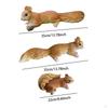 Squirrel Statue Figurine Resin Animal Ornament Garden Accessory Creative Hanging Easy to Install