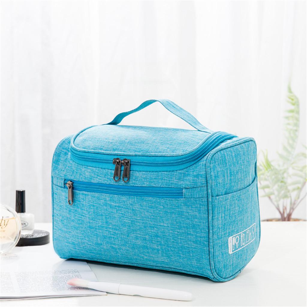 Travel Mens Ladies Outside Toiletry Wash Bag Hanging Grooming Makeup Case
