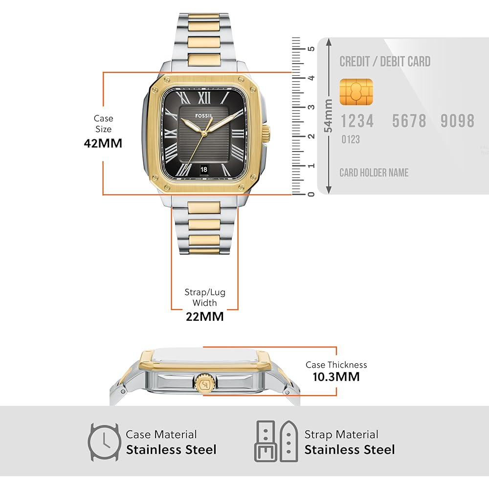 Fossil Crosby FS6123 Men's Multicolored Watch