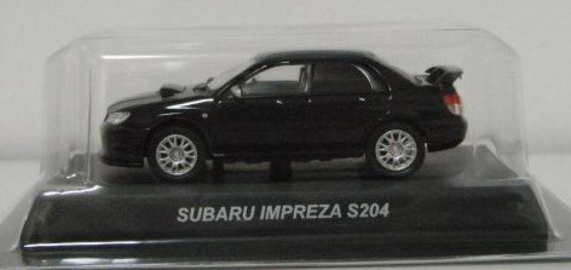 Коллекция литых машинок Kyosho Subaru Circle K Kyosho SUBARU Impreza S204 Черный (отдельно Санкус) 1/64 чёрный