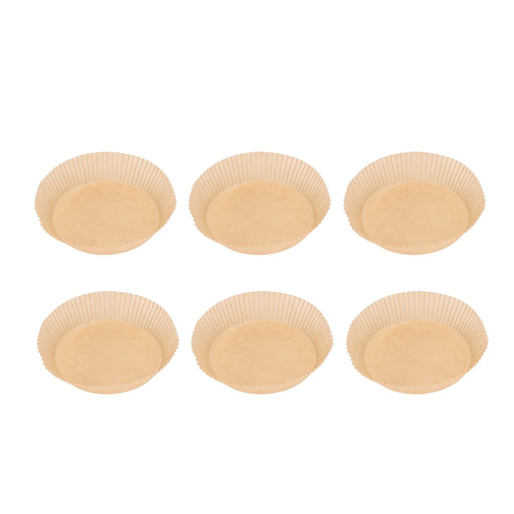 50PCS Fryer Paper Liner Round Disposable Non Stick Fryer Baking Paper for Kitchen Microwave Oven Cooker