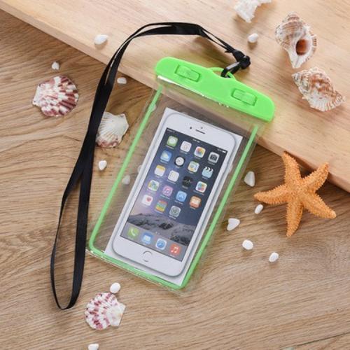 Summer Swimming Waterproof Phone Pouch Bag Phone Card Bag Case Cover for Phone Water Sports Beach 6.5 Inch Waterproof Case