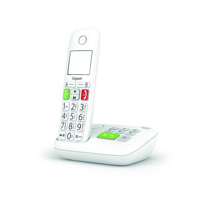 Téléphone Fixe GIGASET E290 A Blanc - Répondeur Numérique Intégré Et Touches Larges Pour Un Confort Maximum