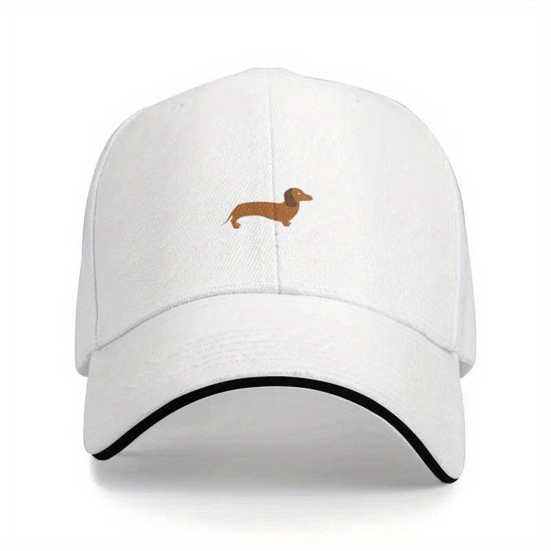 Dog Paw Print Silhouette Trucker Hat Various Breeds Mesh Baseball Cap Adjustable Casual Snapback