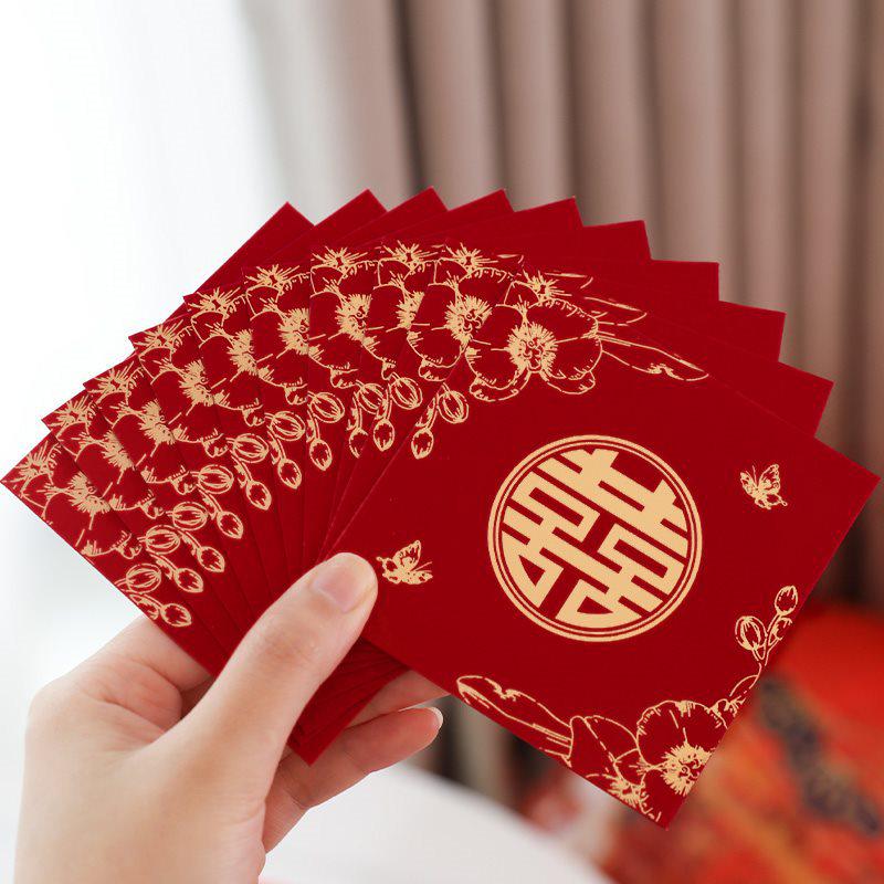 Wedding Reception Red Envelope Bag - Creative Game Props and Joy Packets