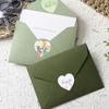 500 Stickers/Roll Ins Style Multicolor Thank You Self-Adhesive Roll Stickers, Simple Heart/Shape Suitable for Gift Wrapping Boxes, Envelopes