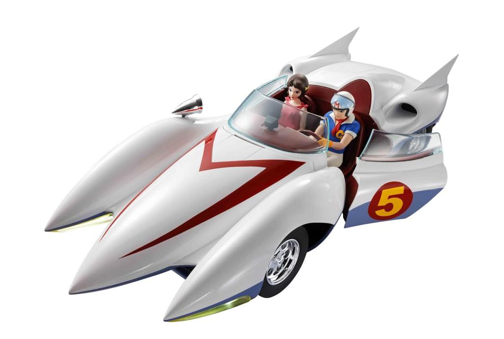 TAMASHII NATIONS Chogokin Mach GoGoGo Approximately and Painted Action Figure Mach-Go, 270mm, PVC, ABS, Die-cast