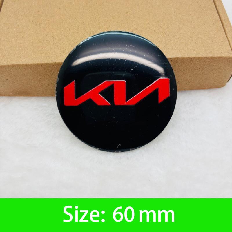 Tappo Centrale Mozzo Ruota Auto Emblema Adesivo Accessori Per Kia GT-Line Sportage Ceed Rio Picanto Sorento Soul Cerato Venga Forte K9