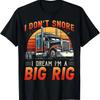 Truck Driver Snore Big Rig Funny Trucker Semi Unisexs S T Shirt Vintage Versatile Graphic Slightly Streetwear Unisex