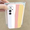 Floral Stripe Pattern Case For Samsung A57 A37 A17 A56 A36 A16 A55 A35 A15 A54 5G S21 FE S22 S23 S24 Plus S25 S26 Ultra Leather Texture Silicone Cover