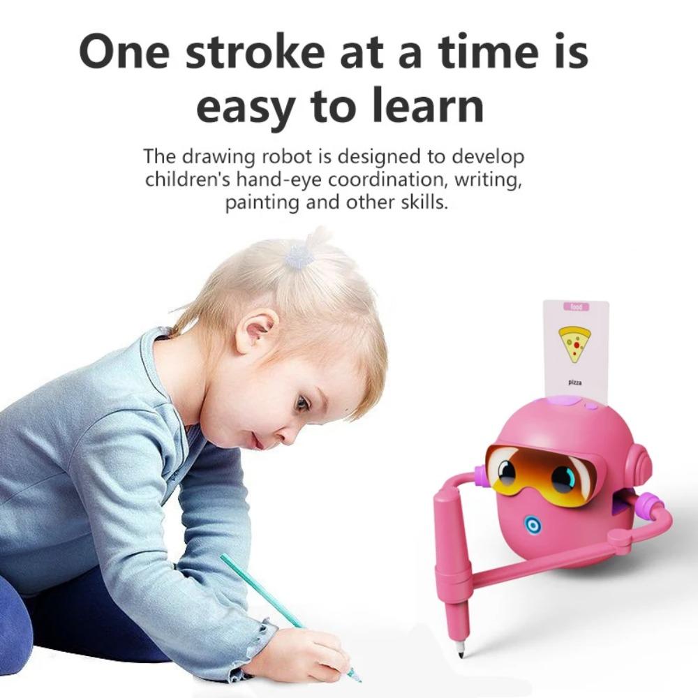 Smarter Zeichenroboter Kinder Pädagogischer Malroboter Interaktives Spielzeug Frühes Lernen Intelligentes Automatisches Zeichenspielzeug Kinderspielzeug Geschenk