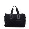 Fashion Large Capacity Tote Bag Diamond Grid Pattern Waterproof Shoulder Bag Canvas Lightweight Handbags Women